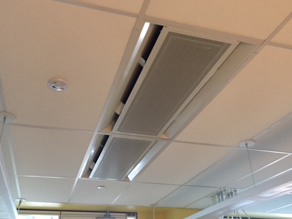 photo of ceiling vent unit