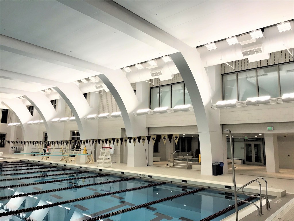 swimming pool in Boston College Margot Connell Recreation Center