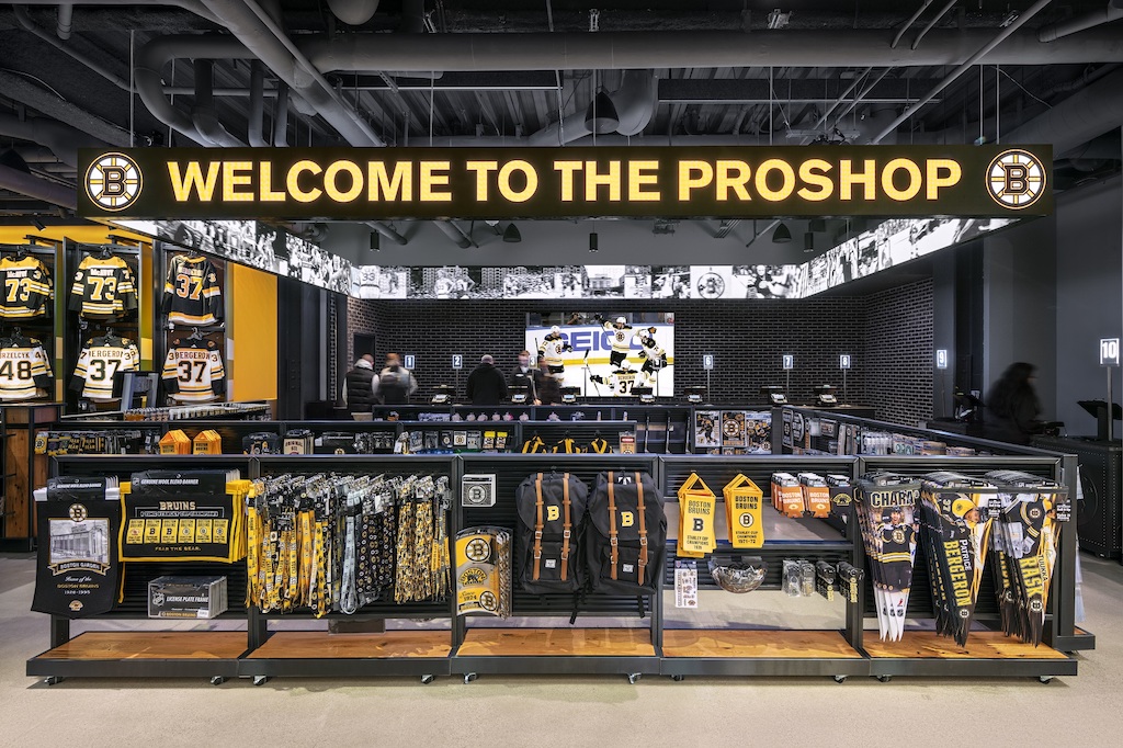 photo of bruins pro shop